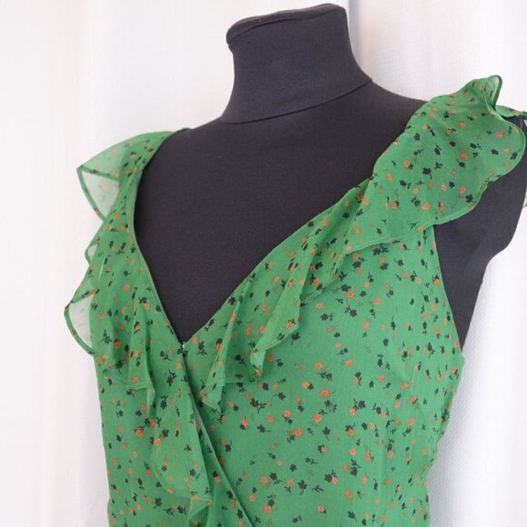 NWT Veronica Beard Amal 100% Silk Dress Sz 10 - Picture 7 of 11